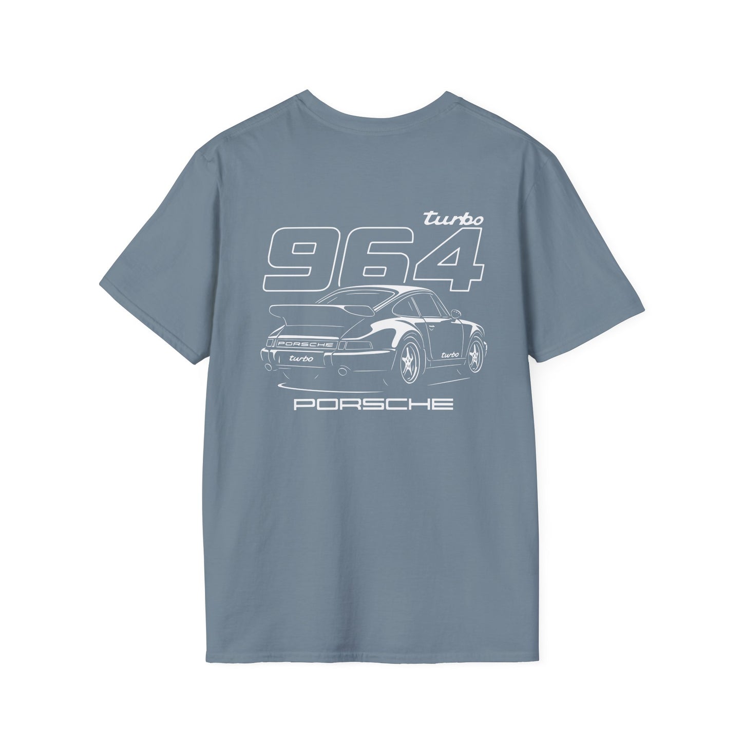 PORSCHE 9111 (964) TURBO T-SHIRT (BACK PRINT)