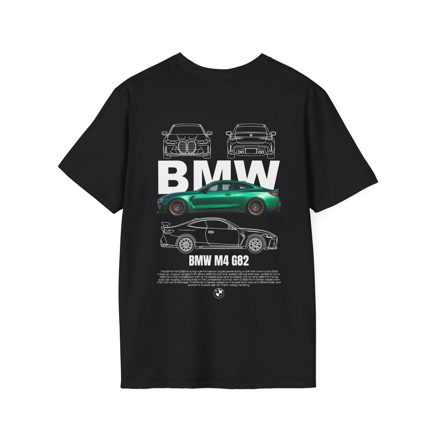 BMW M4 G82 T-SHIRT (BACK PRINT)