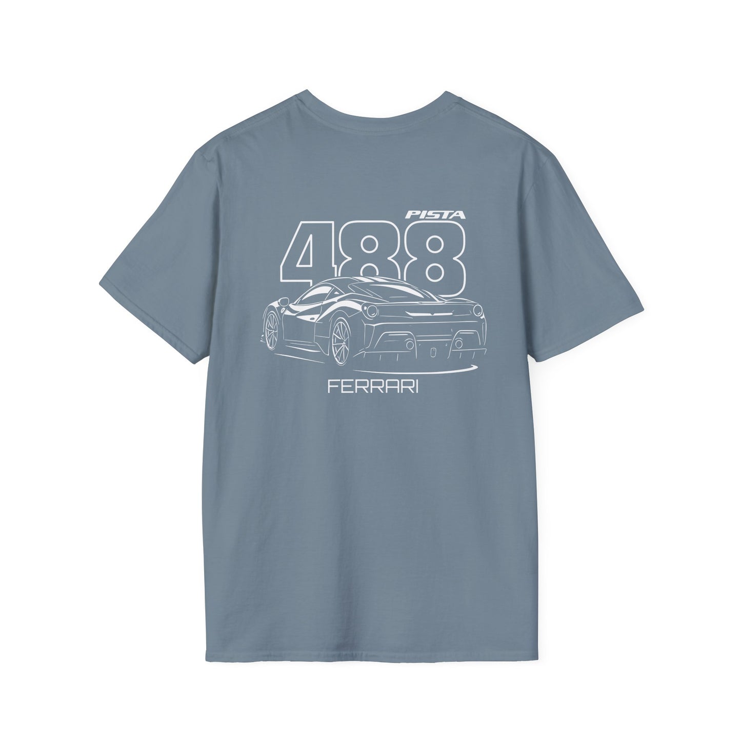 FERRARI 488 PISTA T-SHIRT (BACK PRINT)
