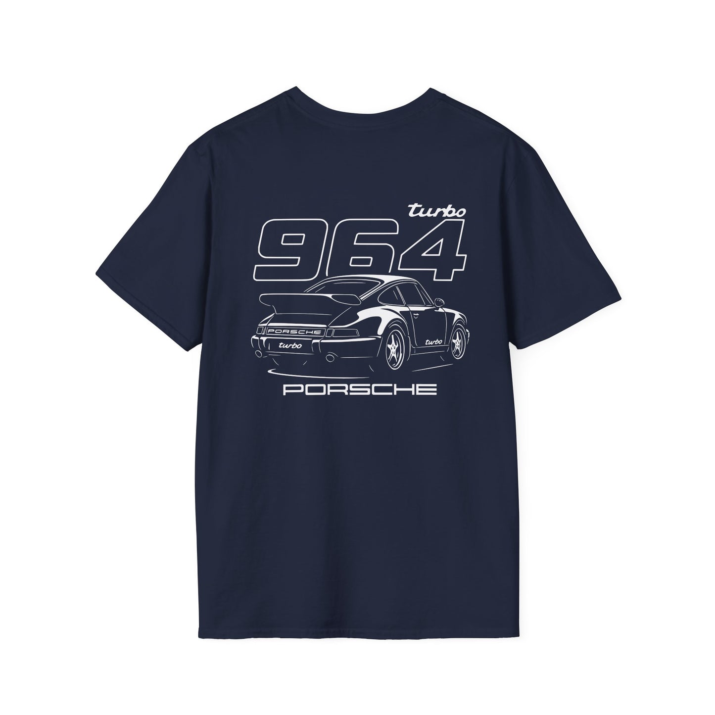 PORSCHE 9111 (964) TURBO T-SHIRT (BACK PRINT)