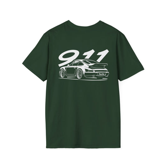 PORSCHE 911 (964) TURBO T-SHIRT (BACK PRINT)