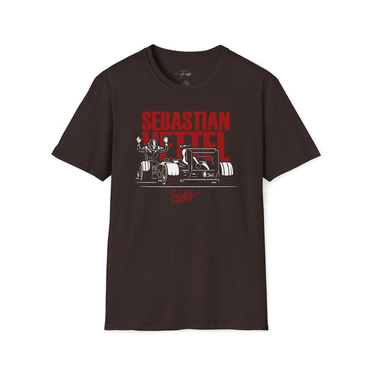 SEBASTIAN VETTEL CELEBRATION T-SHIRT (RED)