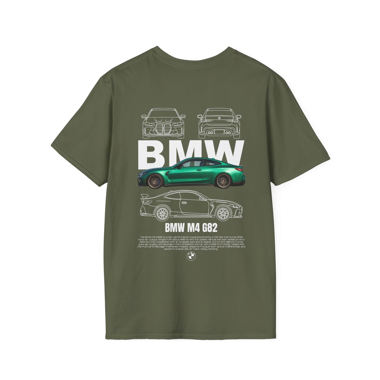 BMW M4 G82 T-SHIRT (BACK PRINT)