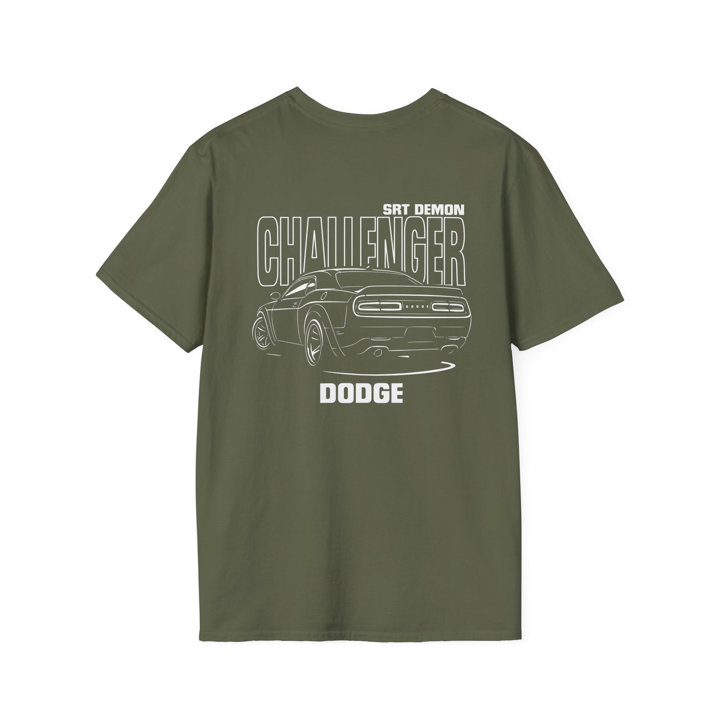 DODGE CHALLENGER SRT DEMON T-SHIRT (BACK PRINT)