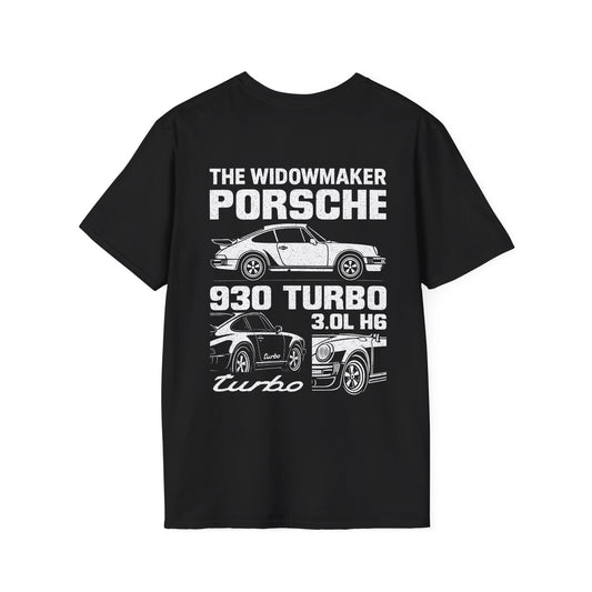 PORSCHE 911 (930) TURBO T-SHIRT (BACK PRINT)