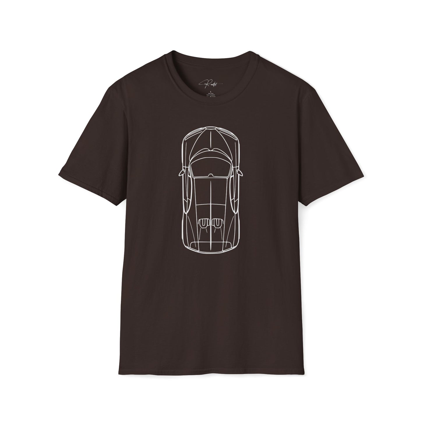 BUGATTI CHIRON TOP VIEW T-SHIRT