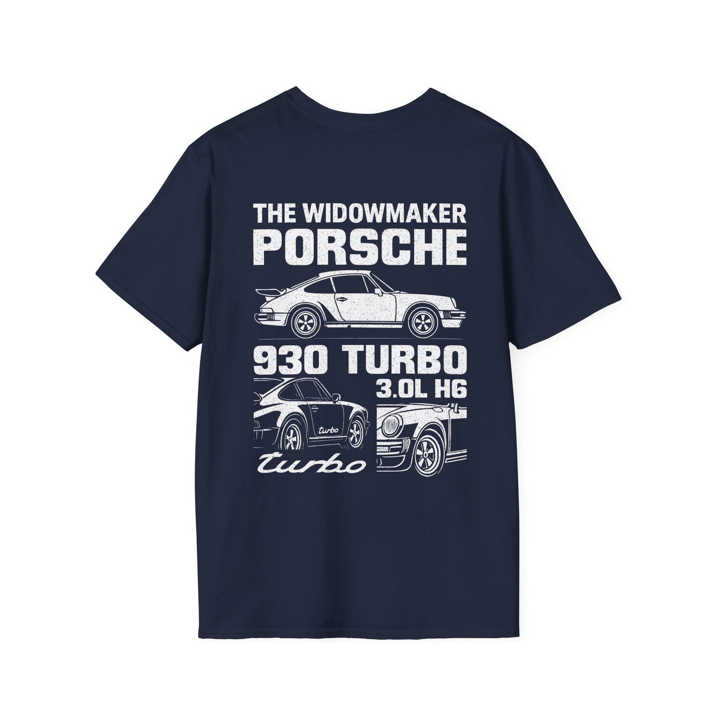 PORSCHE 911 (930) TURBO T-SHIRT (BACK PRINT)