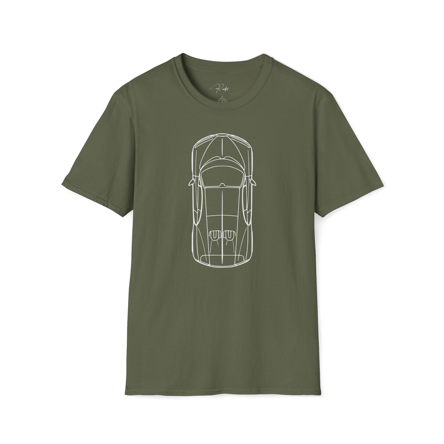 BUGATTI CHIRON TOP VIEW T-SHIRT