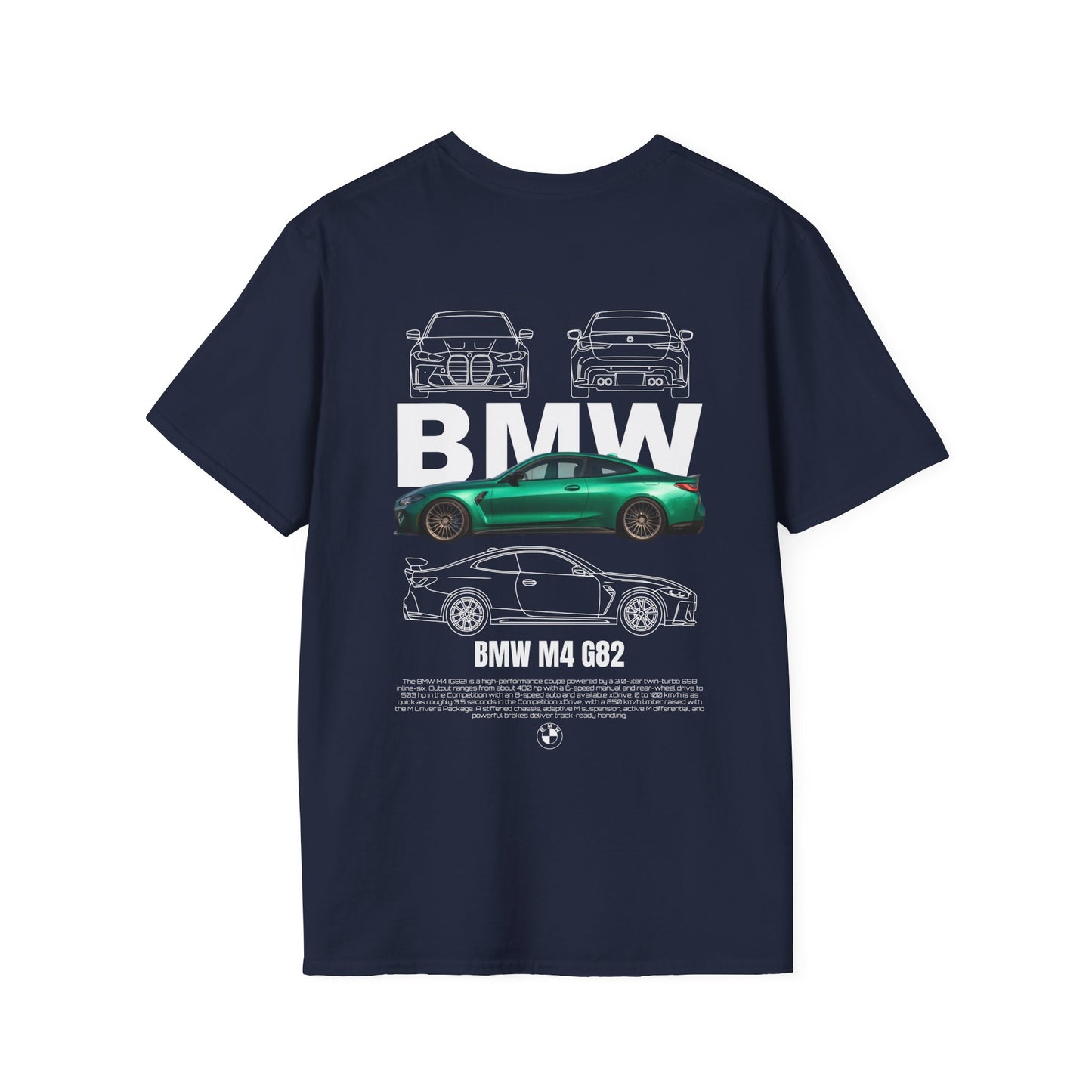 BMW M4 G82 T-SHIRT (BACK PRINT)