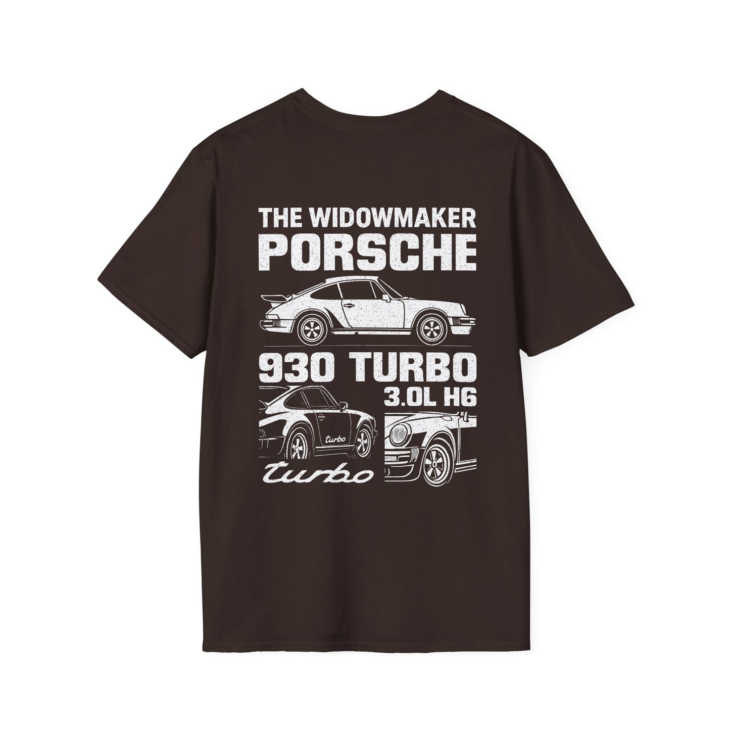 PORSCHE 911 (930) TURBO T-SHIRT (BACK PRINT)
