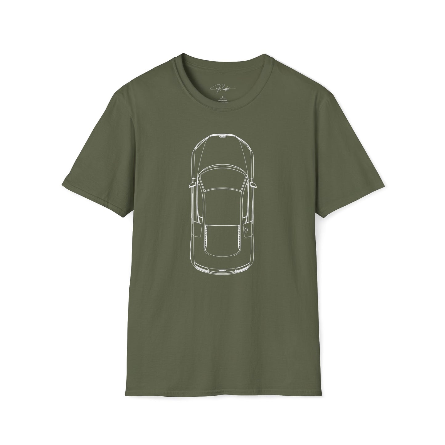 AUDI R8 TOP VIEW T-SHIRT