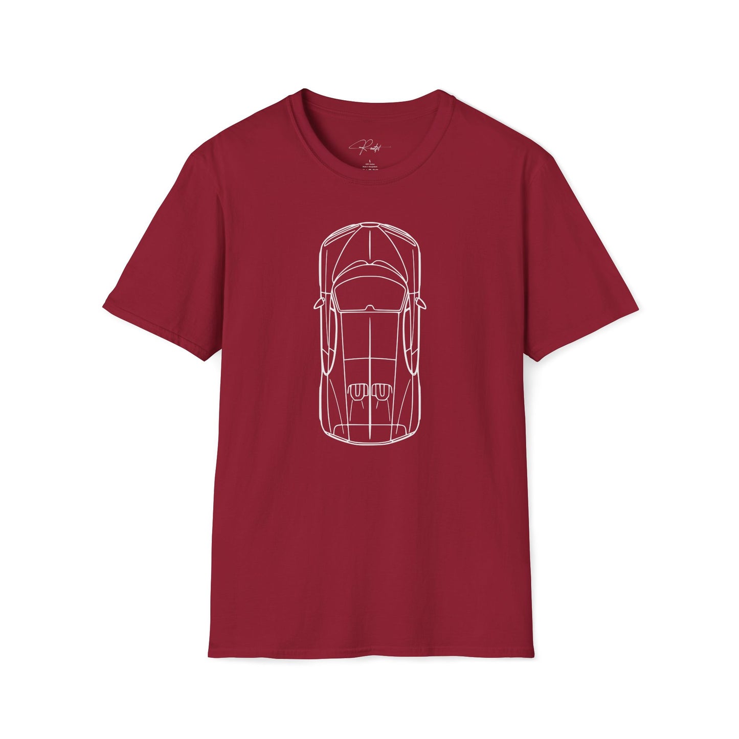 BUGATTI CHIRON TOP VIEW T-SHIRT