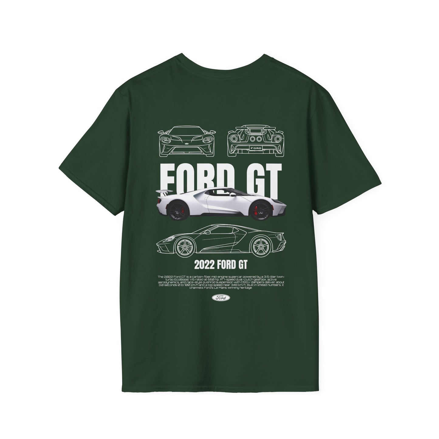 2022 FORD GT T-SHIRT (BACK PRINT)