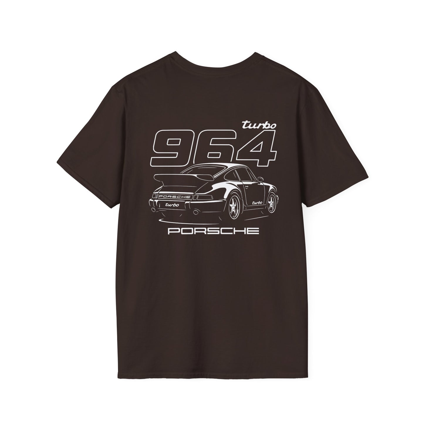 PORSCHE 9111 (964) TURBO T-SHIRT (BACK PRINT)