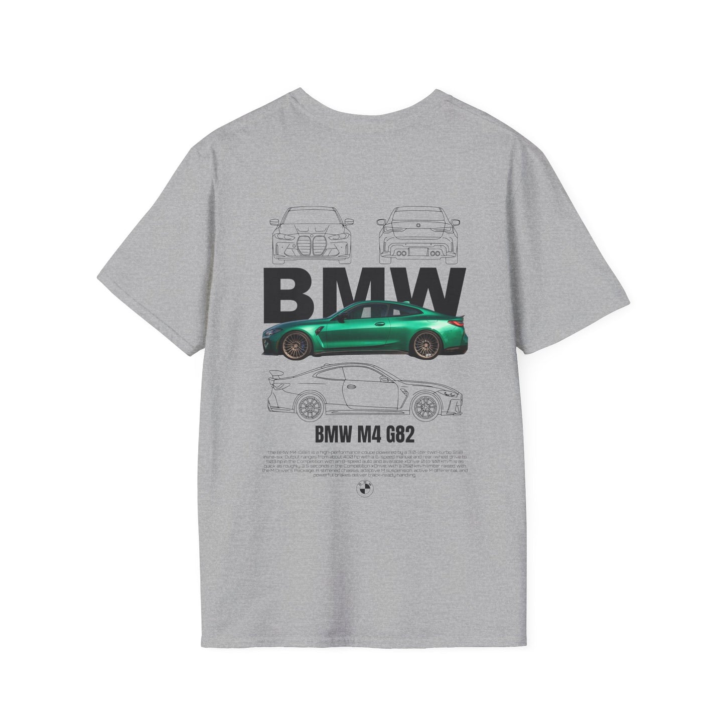 BMW M4 G82 T-SHIRT (BACK PRINT)