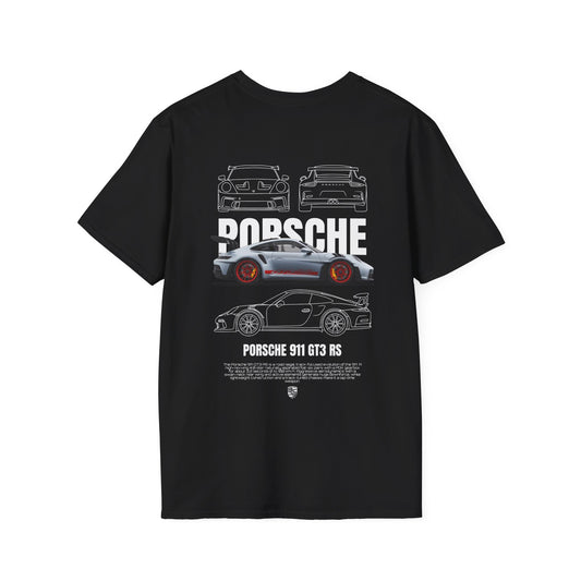 PORSCHE 911 GT3 RS T-SHIRT(BACK PRINT)