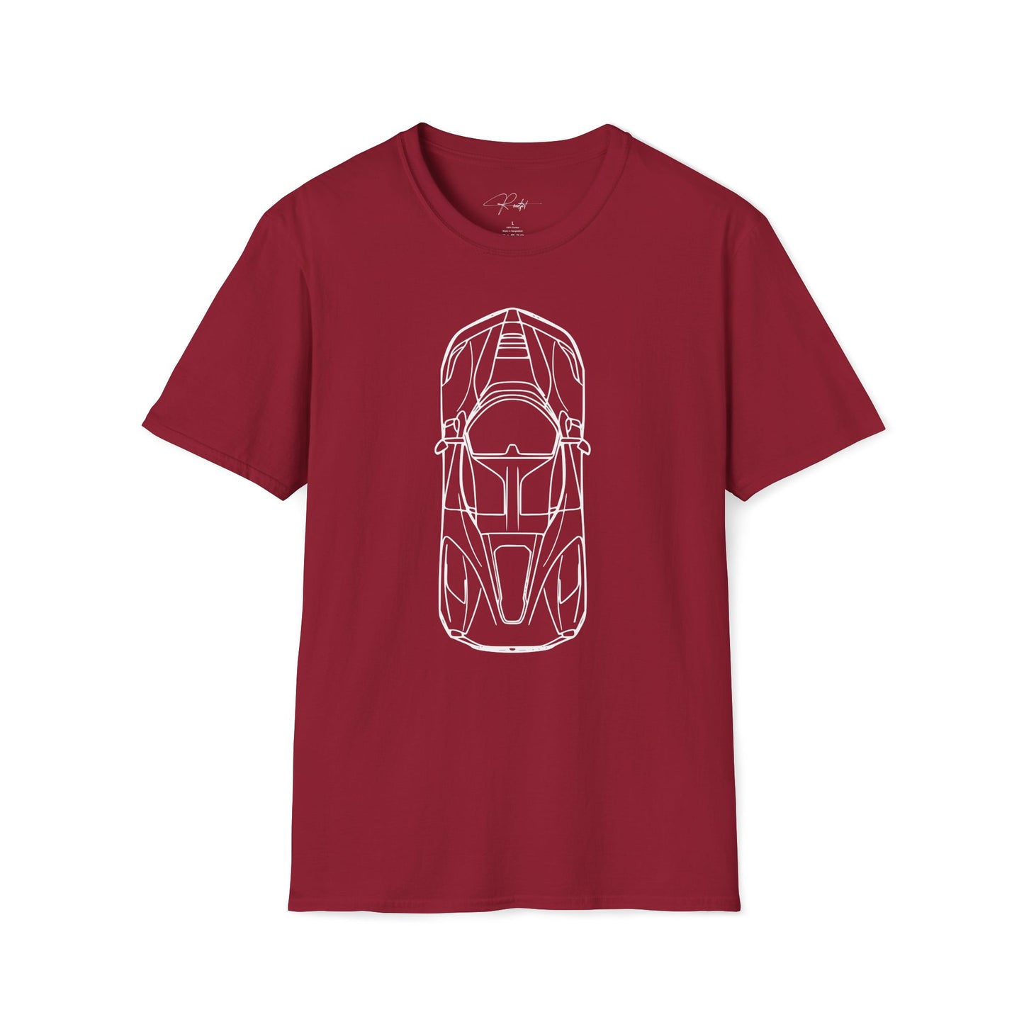 FERRARI LAFERRARI TOP VIEW T-SHIRT