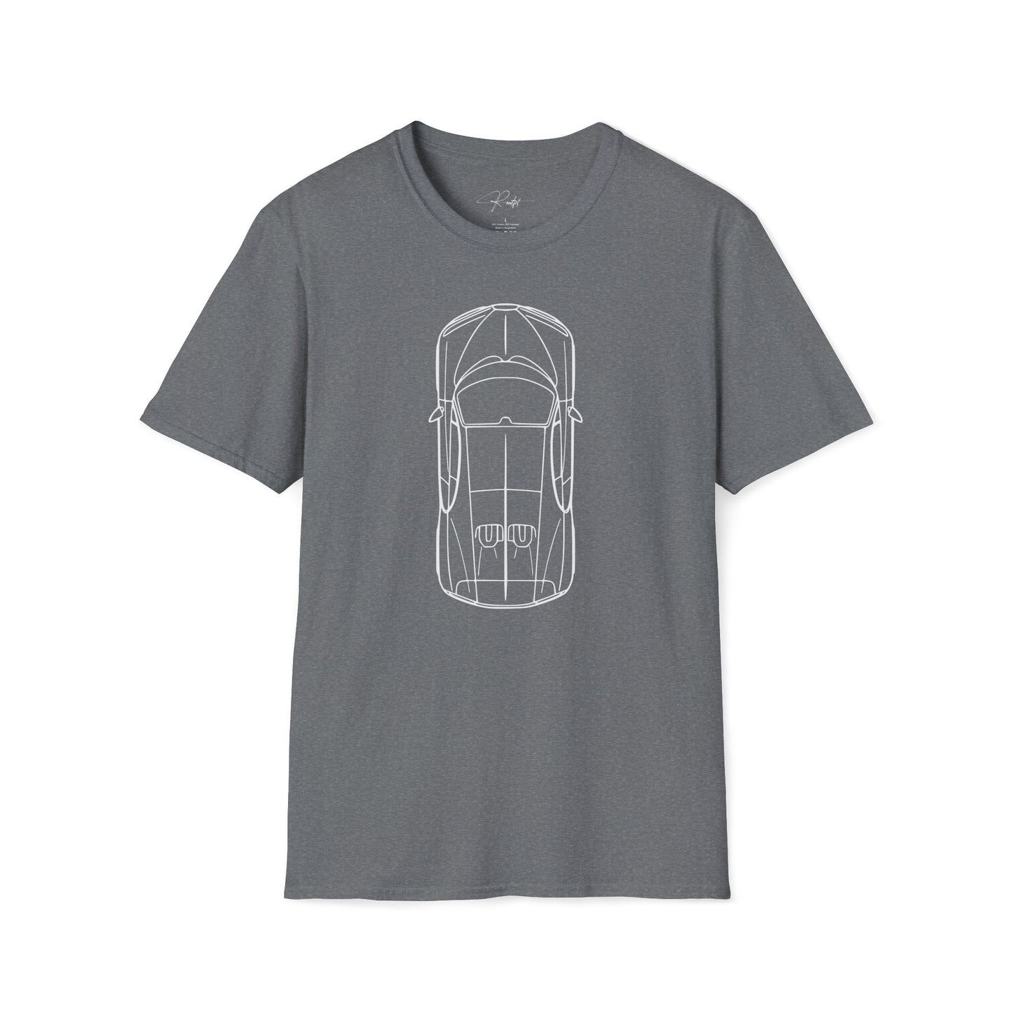 BUGATTI CHIRON TOP VIEW T-SHIRT