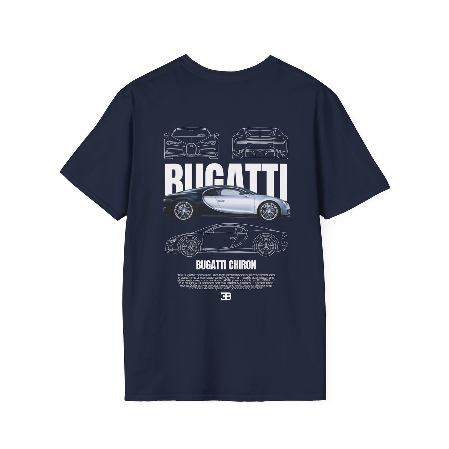 BUGATTI CHIRON T-SHIRT (BACK PRINT)