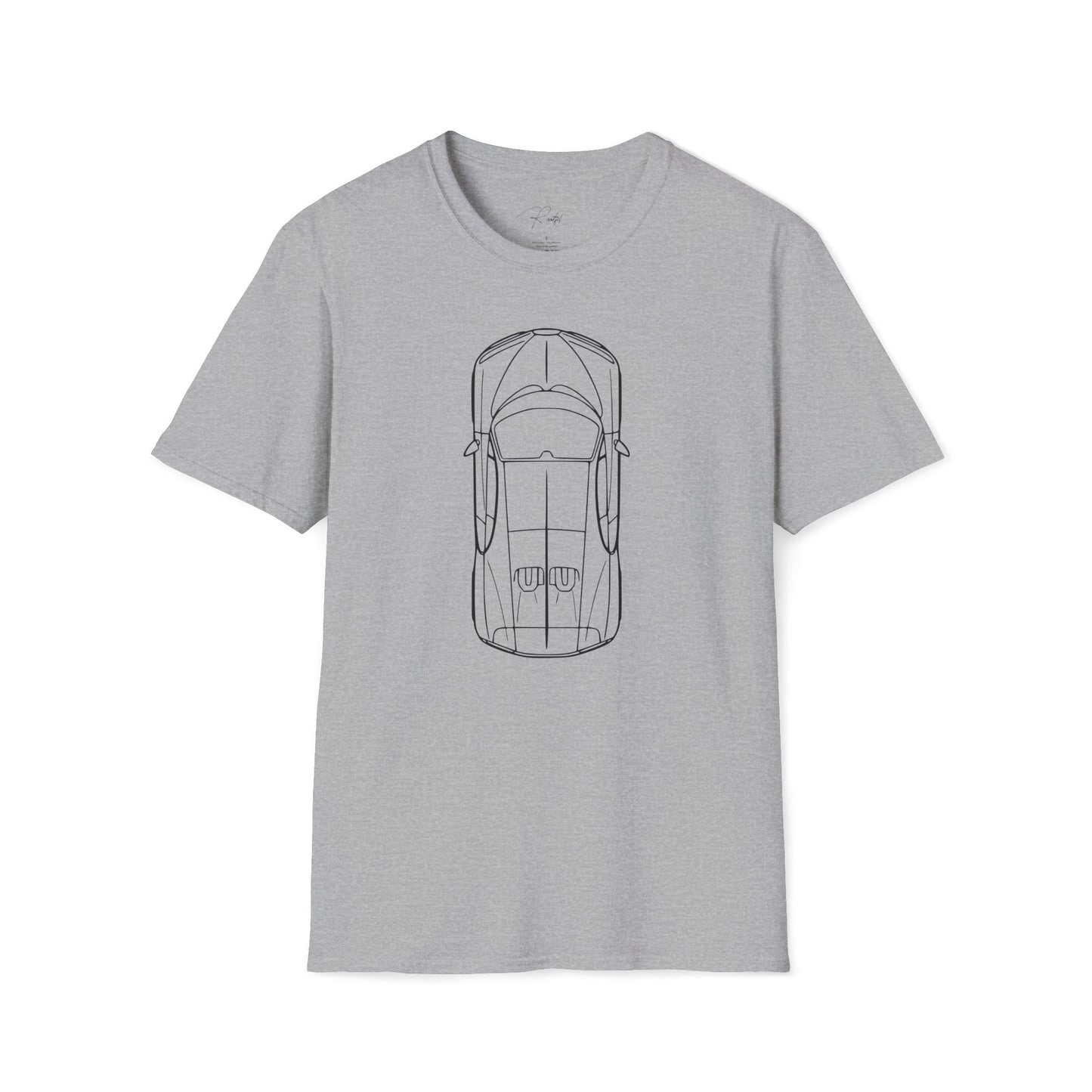 BUGATTI CHIRON TOP VIEW T-SHIRT