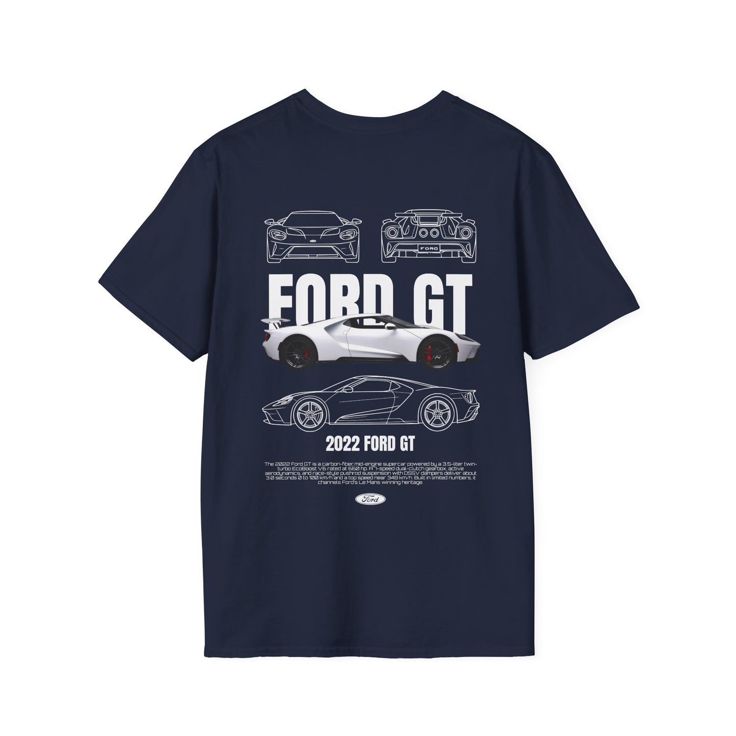 2022 FORD GT T-SHIRT (BACK PRINT)