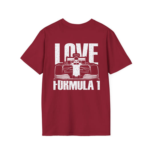 LOVE FORMULA 1 T-SHIRT (BACK PRINT)